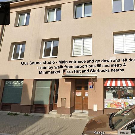 Sauna Studio Near Centre/Airport براغ المظهر الخارجي الصورة